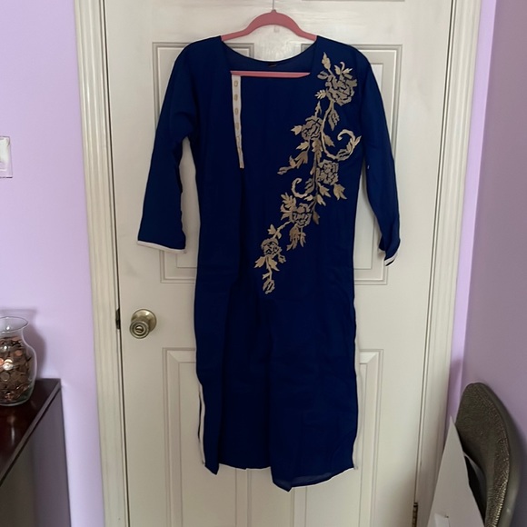 Blue Kurta - Picture 1 of 2